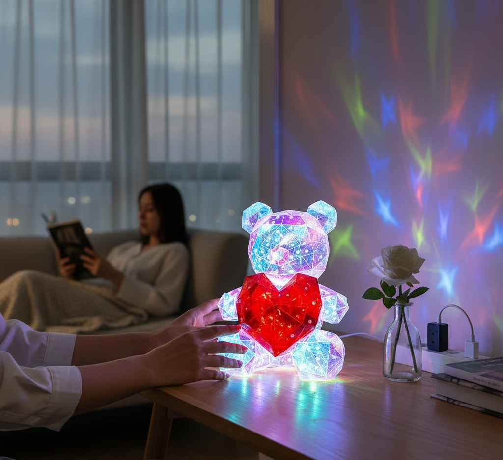 Crystal LED Teddy Bear