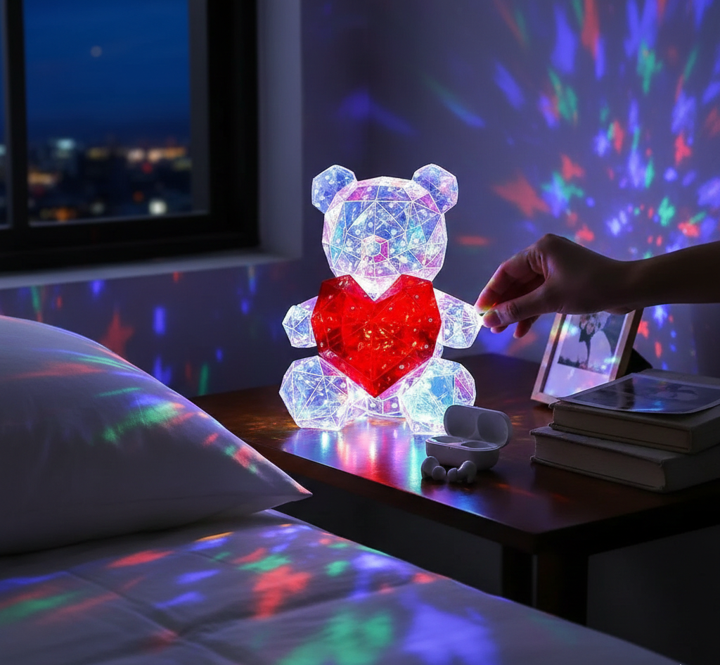 Crystal LED Teddy Bear